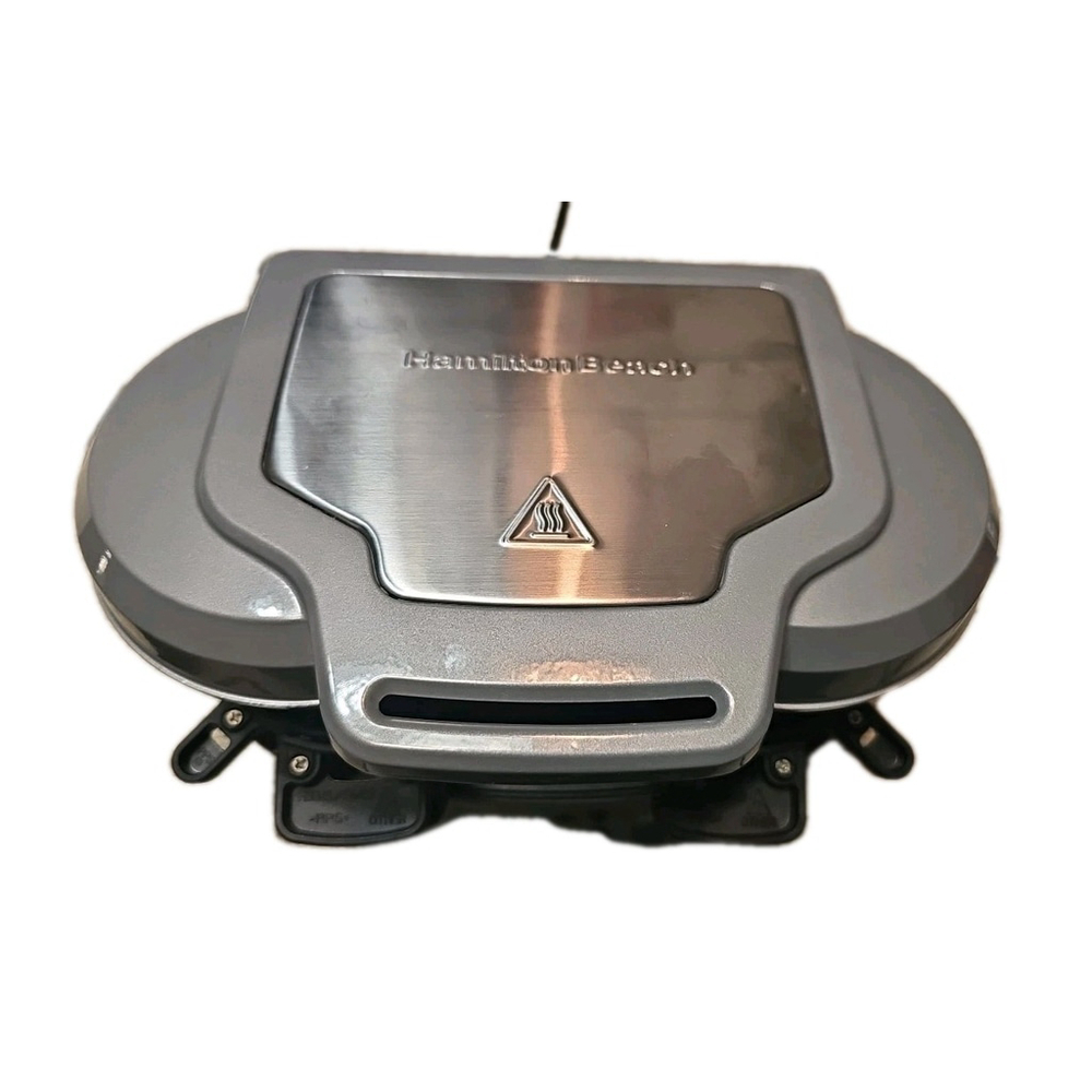 Hamilton Beach Dual Breakfast Sandwich Maker S25490A Tested Working